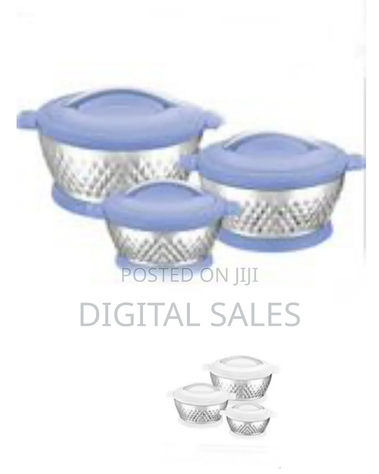 3 PCS Insulated Hot Pot Dishes Food Warmer Casseroles