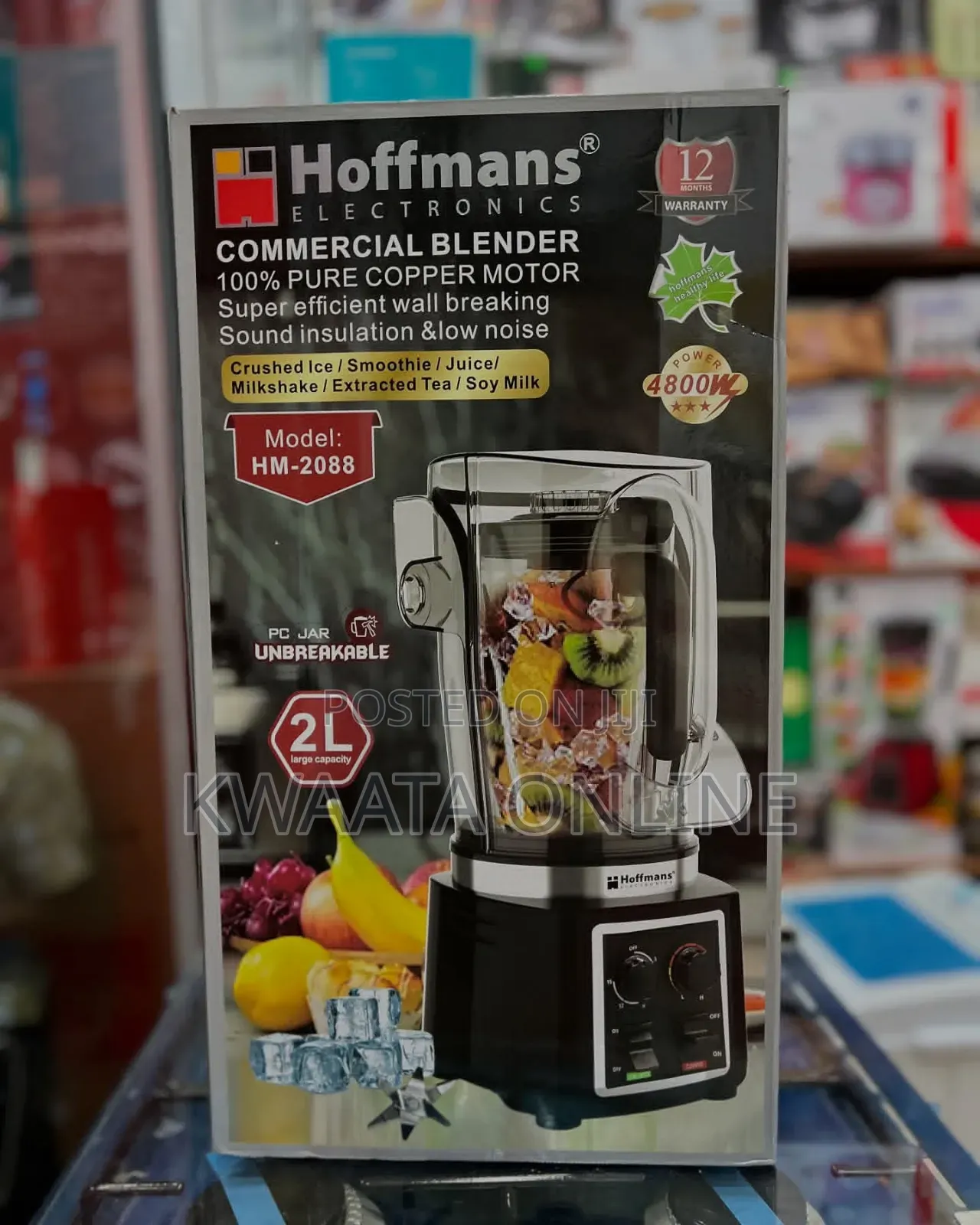 Hoffmans Hm-2088 Noise Proof Commercial Blender