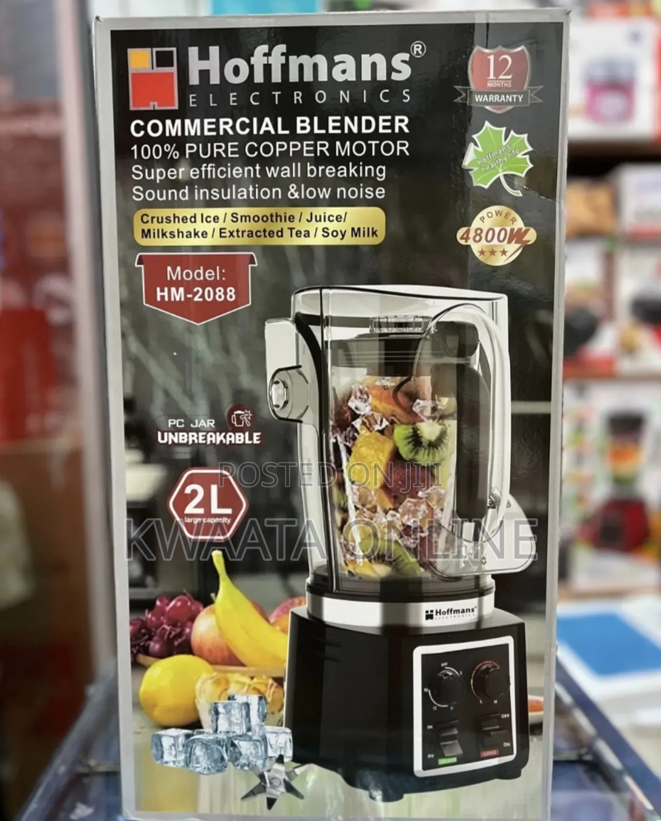 Hoffmans Hm-2088 Noise Proof Commercial Blender