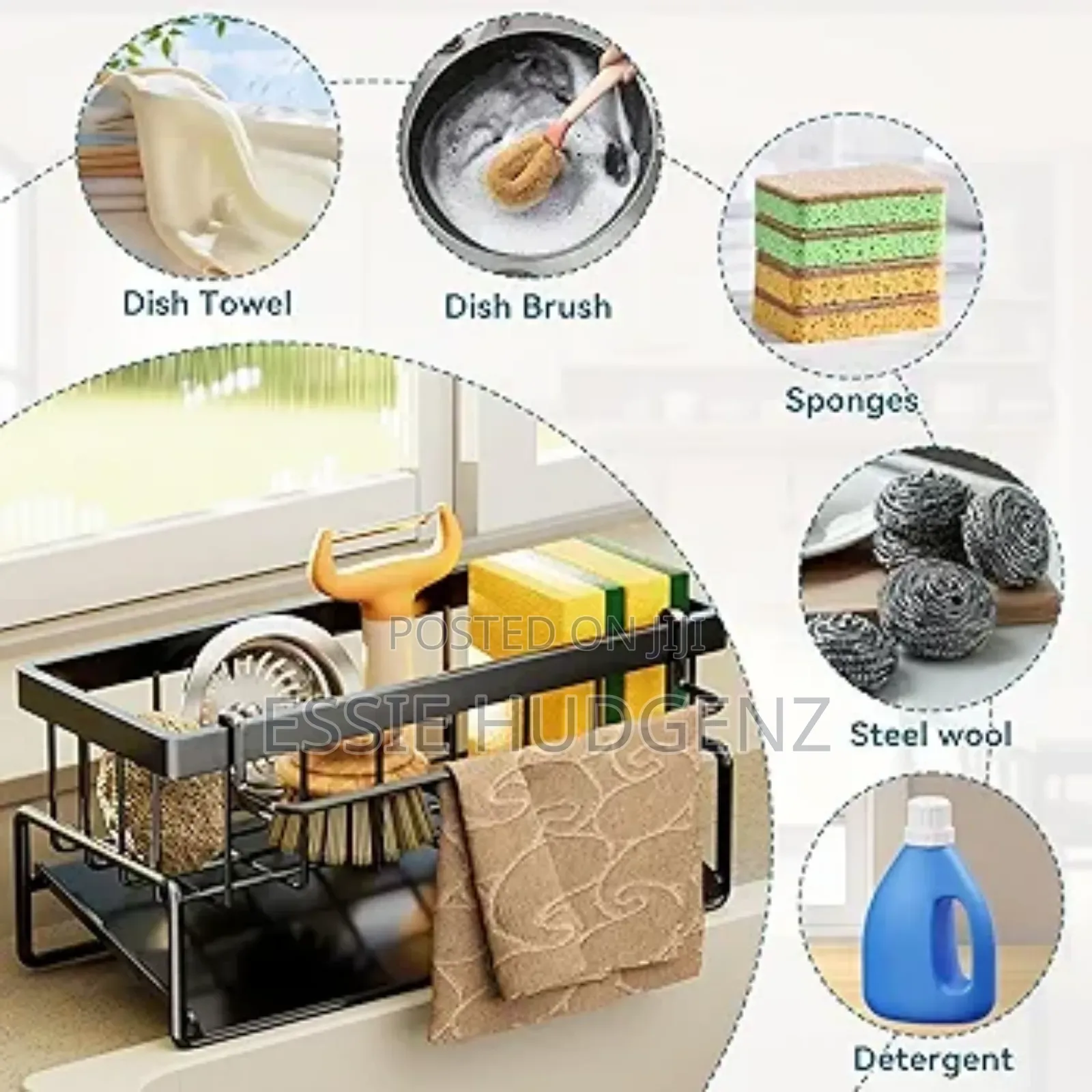Kitchen Sink Organizer, Kitchen Drain Rack Sponge Holder
