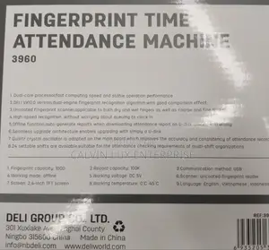 Finger Print Time Attendance
