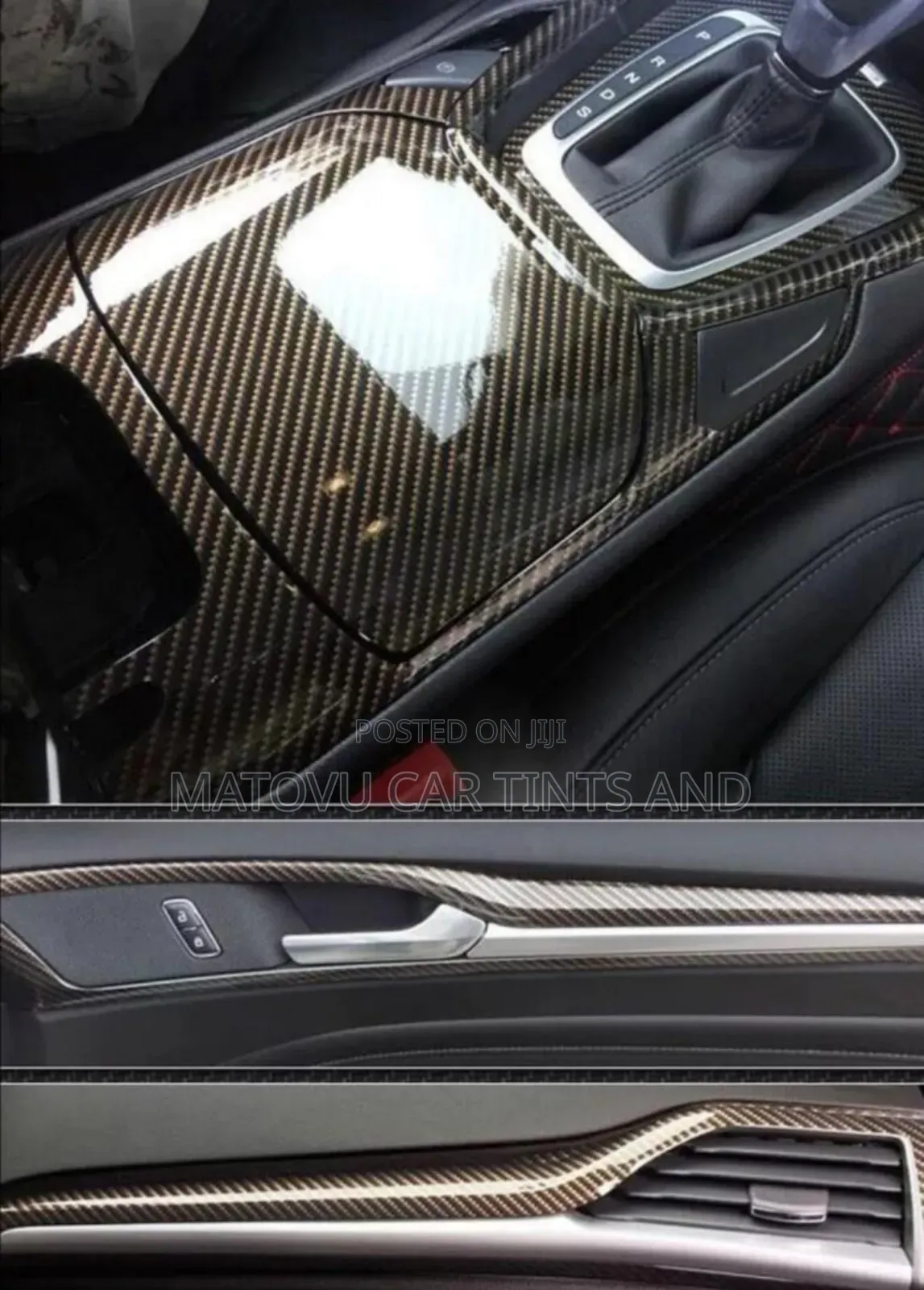 Denis Car Interior Carbon Fibre Wraps