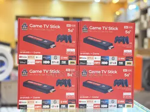 8k Ultra Game Tv Stick Plus Android Tv Stick 2in1, 2 Pads, 20000 Games
