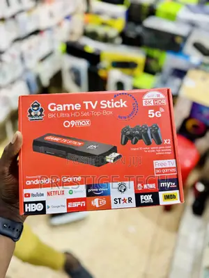 8k Ultra Game Tv Stick Plus Android Tv Stick 2in1, 2 Pads, 20000 Games