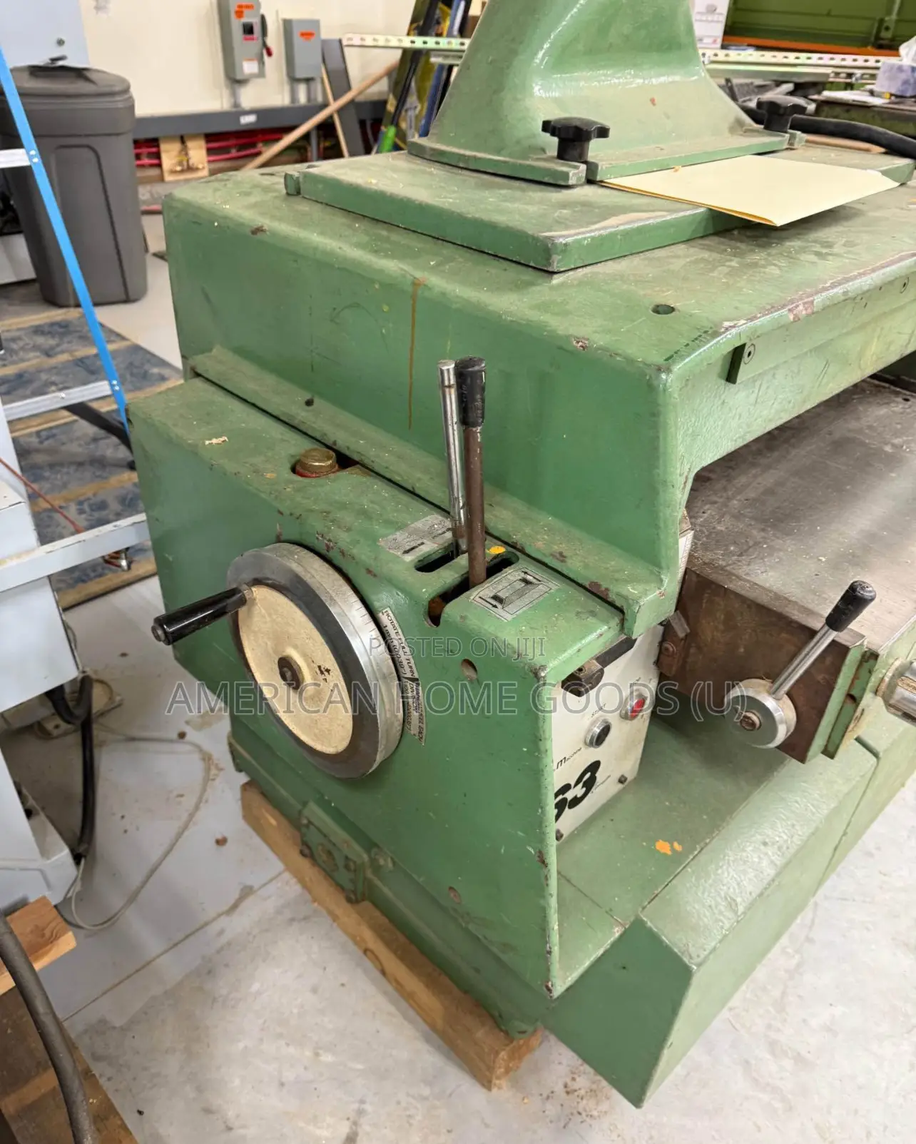 Perkins 24” Planer With 3 Cutting Blades, 7hp, 3ph