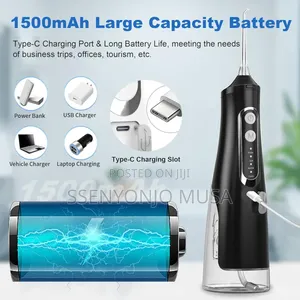 Water Flosser Oral Irrigator, 310ml, Usb Rechargeable, Ipx7 Waterproof