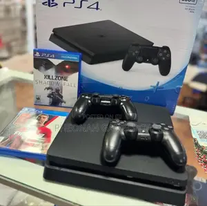 Ps4 Slim Used With Two Controllers