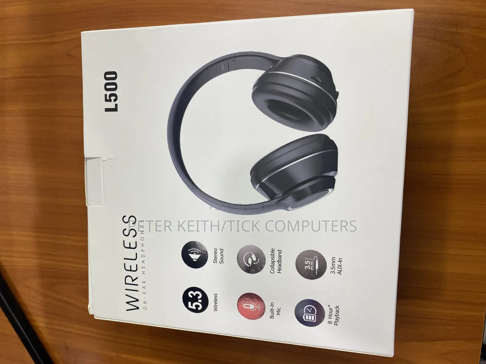 Wireless Bluetooth Headphones With Option Plug in Jack Cable 3.5mm,