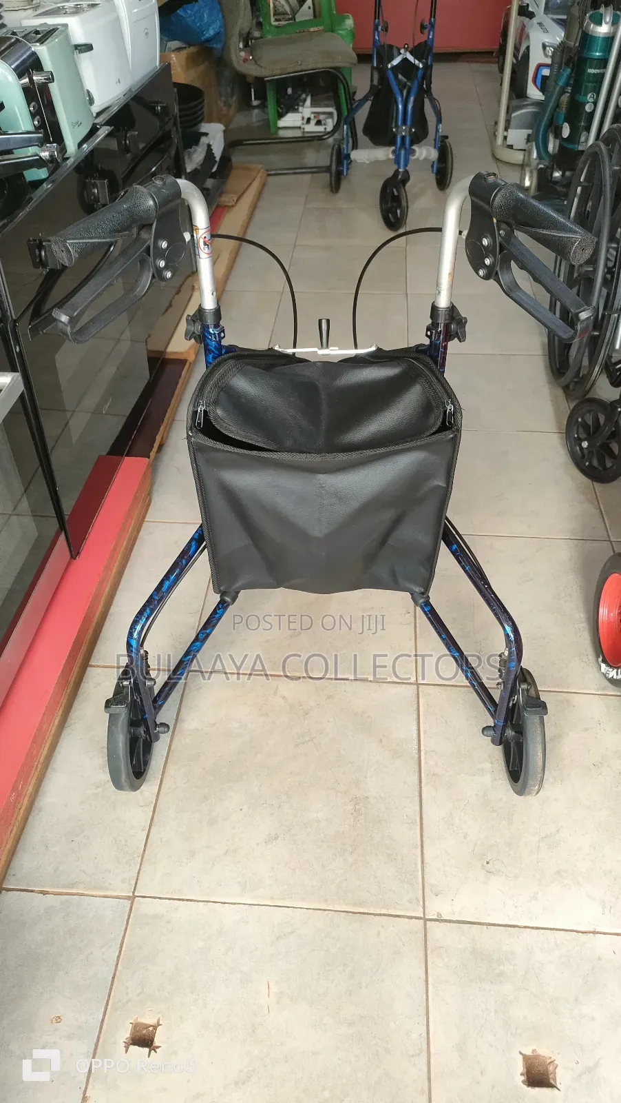 Drive Medical 3-Wheel Rollator Walker, for Mobility Assistance.