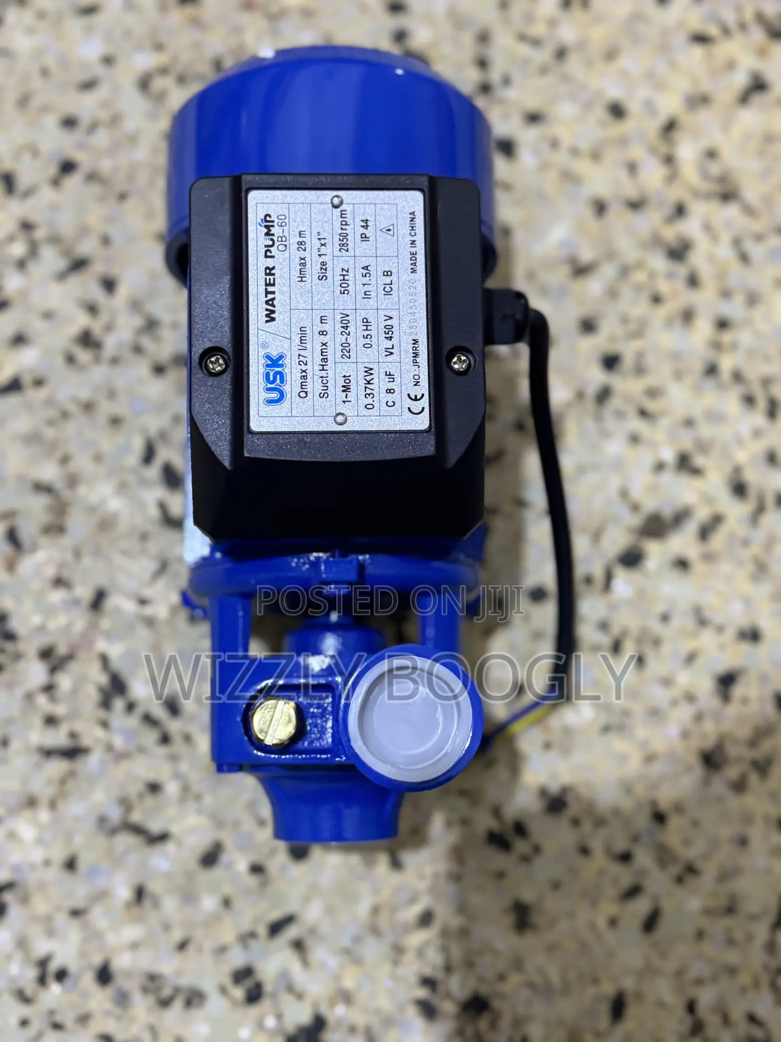 Original Usk Surface Water Pressure Booster Pump 0.5 Hp
