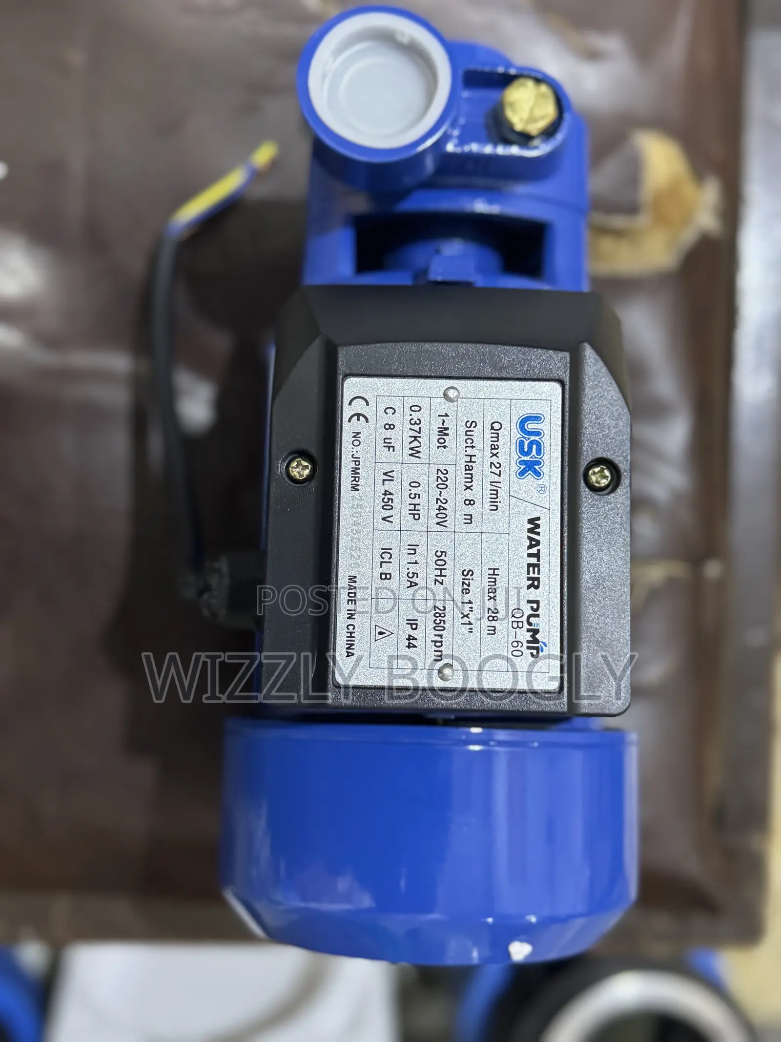 Original Usk Surface Water Pressure Booster Pump 0.5 Hp