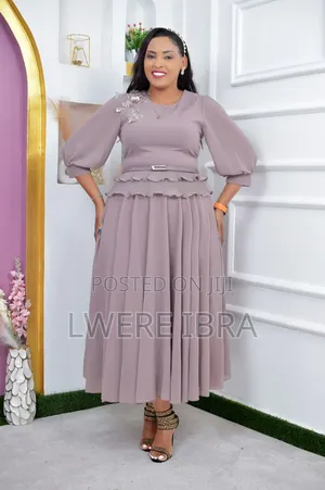 Pinch Round Long Dresses