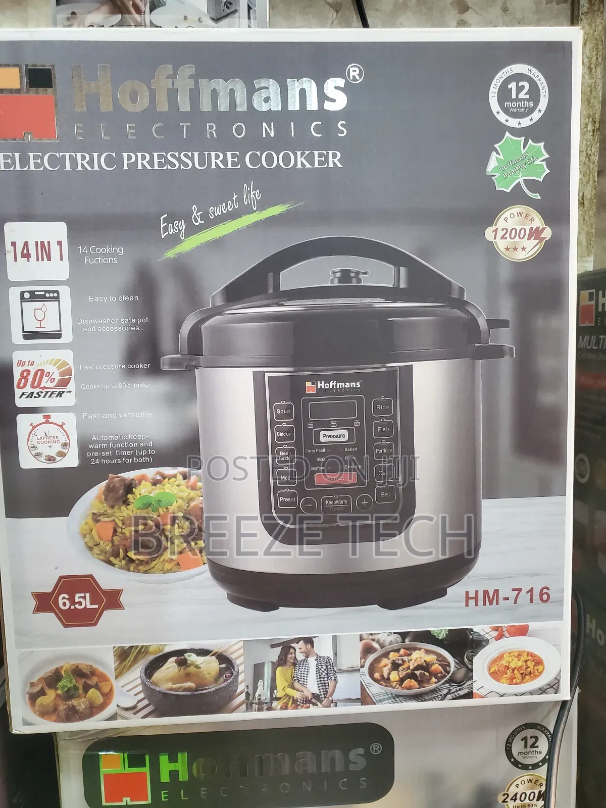 Hoffman Pressure Cooker 6.5l