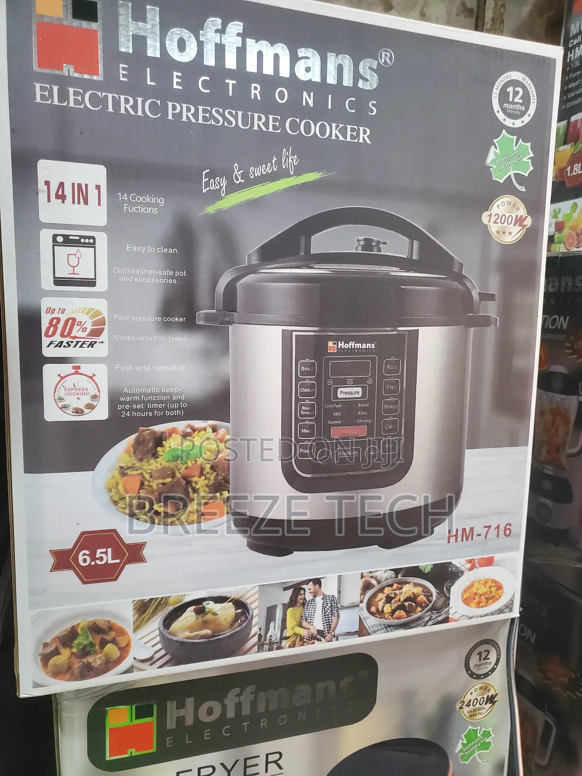 Hoffman Pressure Cooker 6.5l
