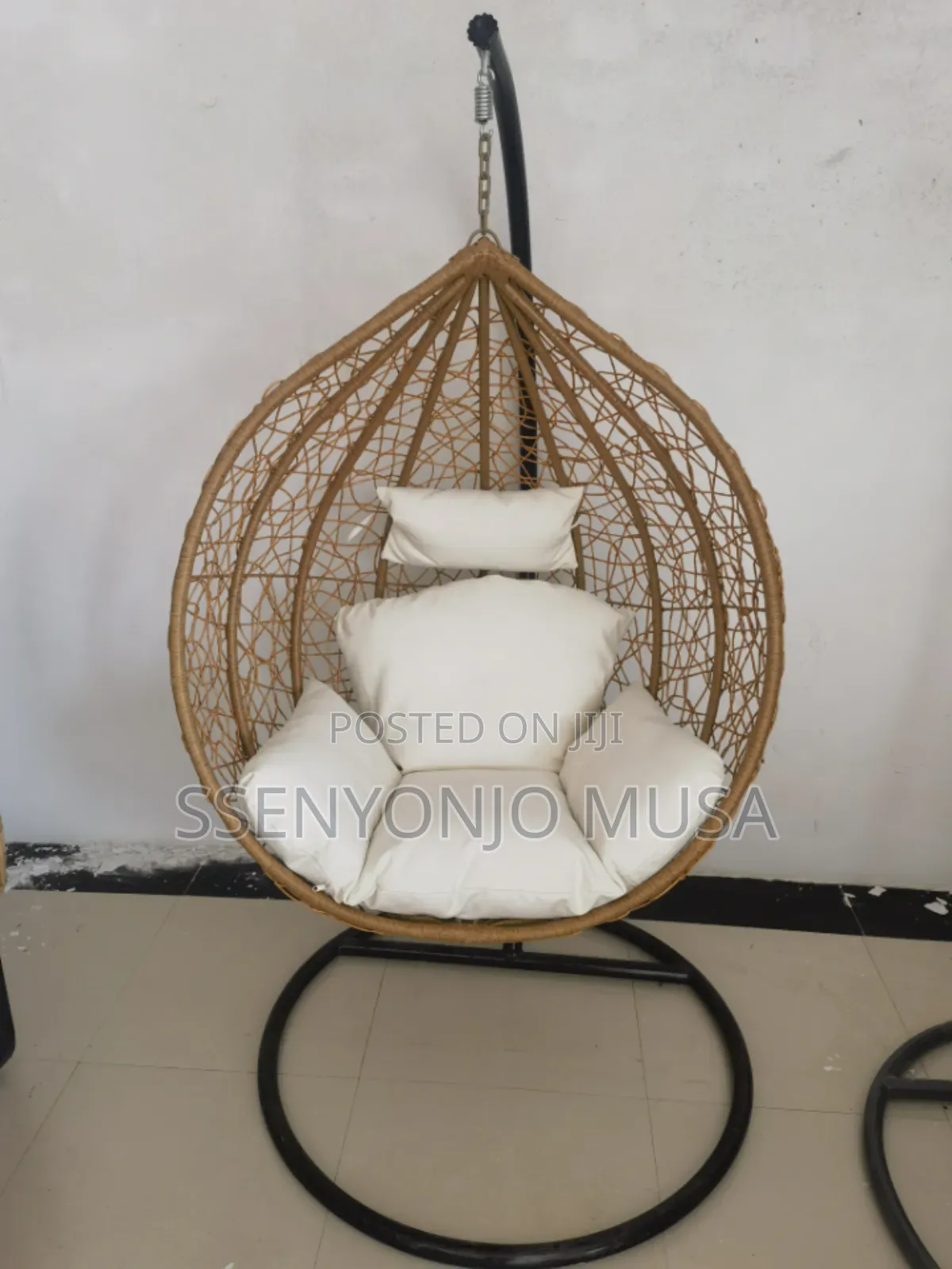 Bird Nest Hanging Chair, Rattan Swing Hammock for Adults and Kids