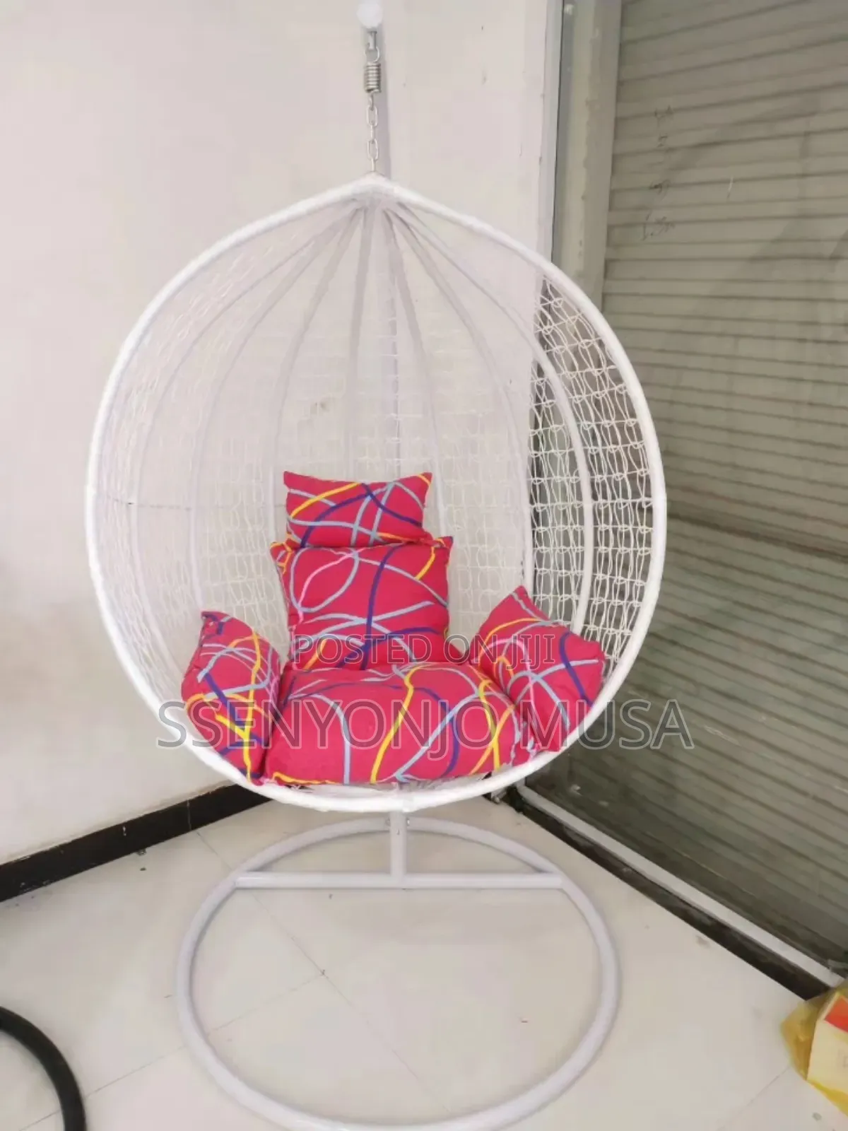 Bird Nest Hanging Chair, Rattan Swing Hammock for Adults and Kids