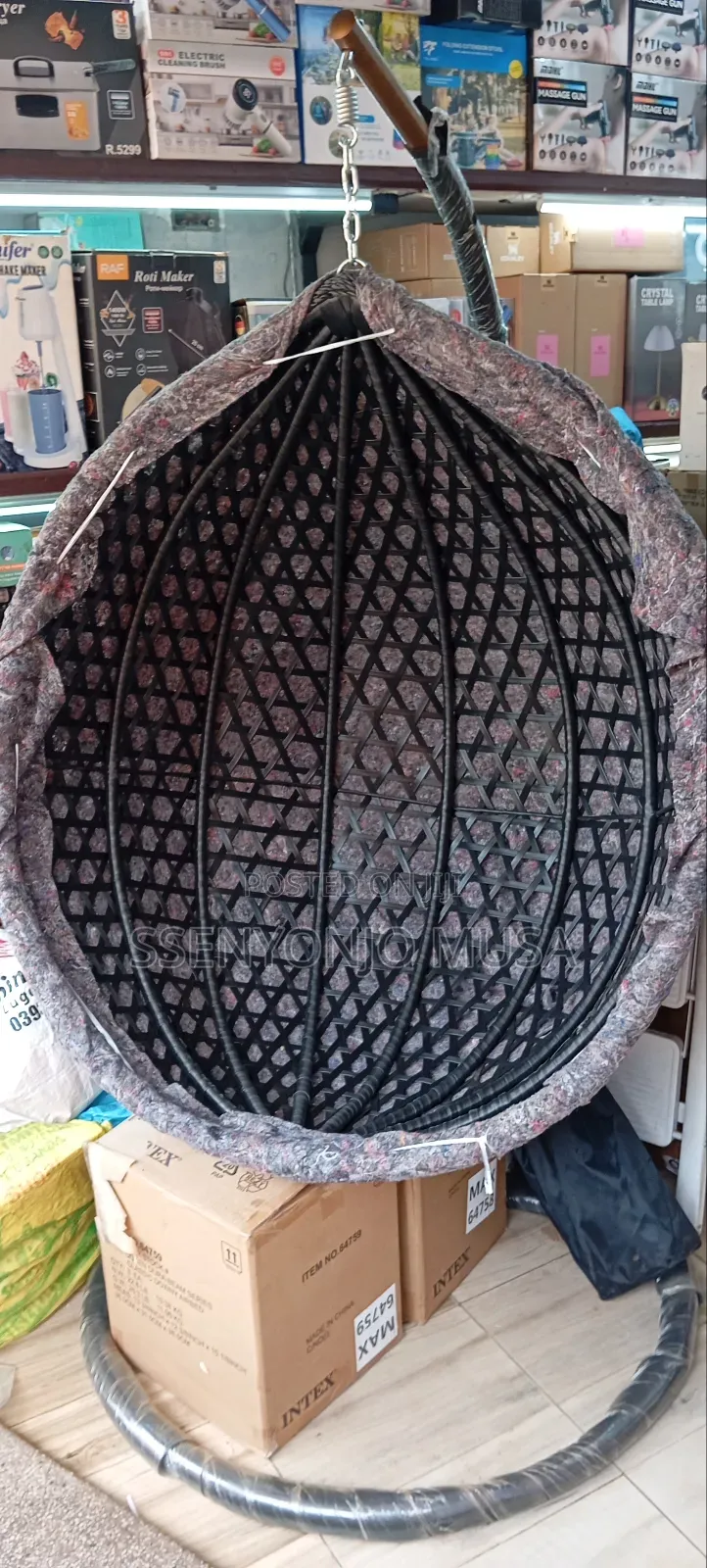 Bird Nest Hanging Chair, Rattan Swing Hammock for Adults and Kids