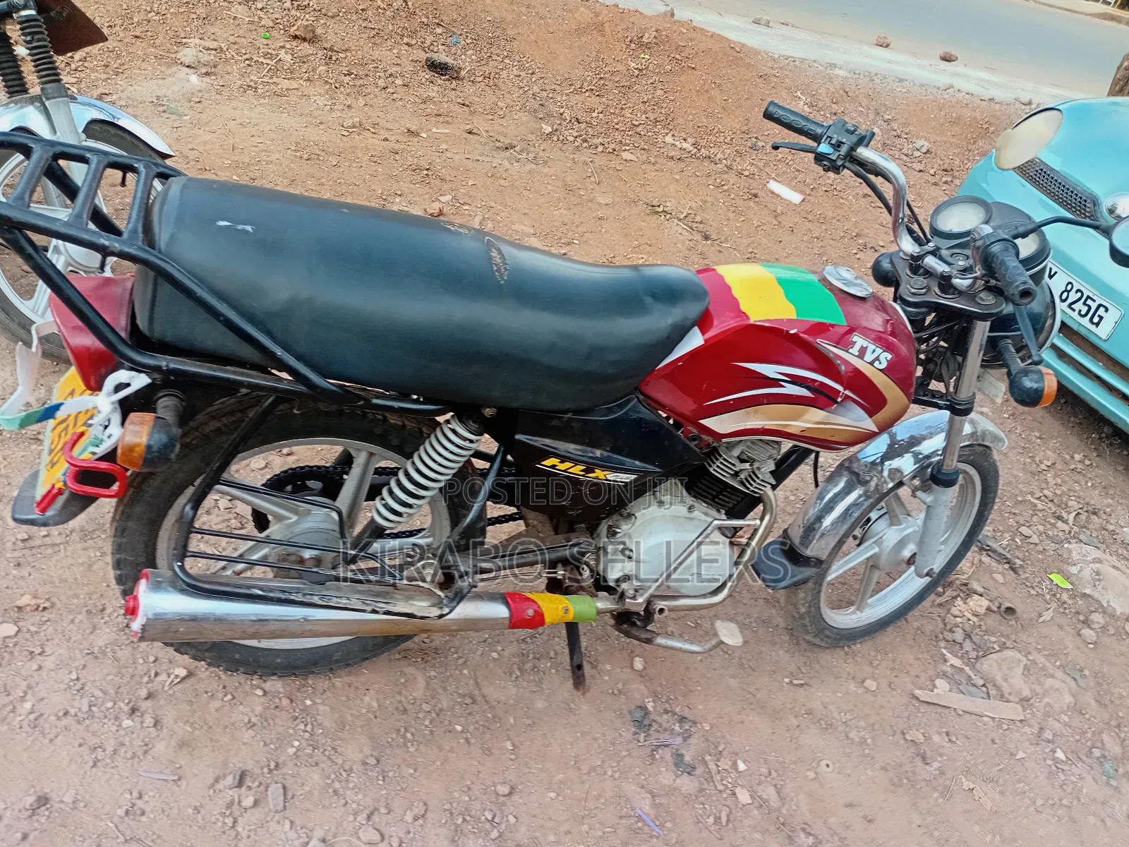 TVS XL 100 2022 Red