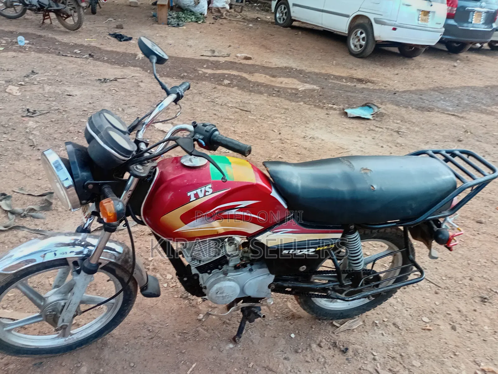 TVS XL 100 2022 Red