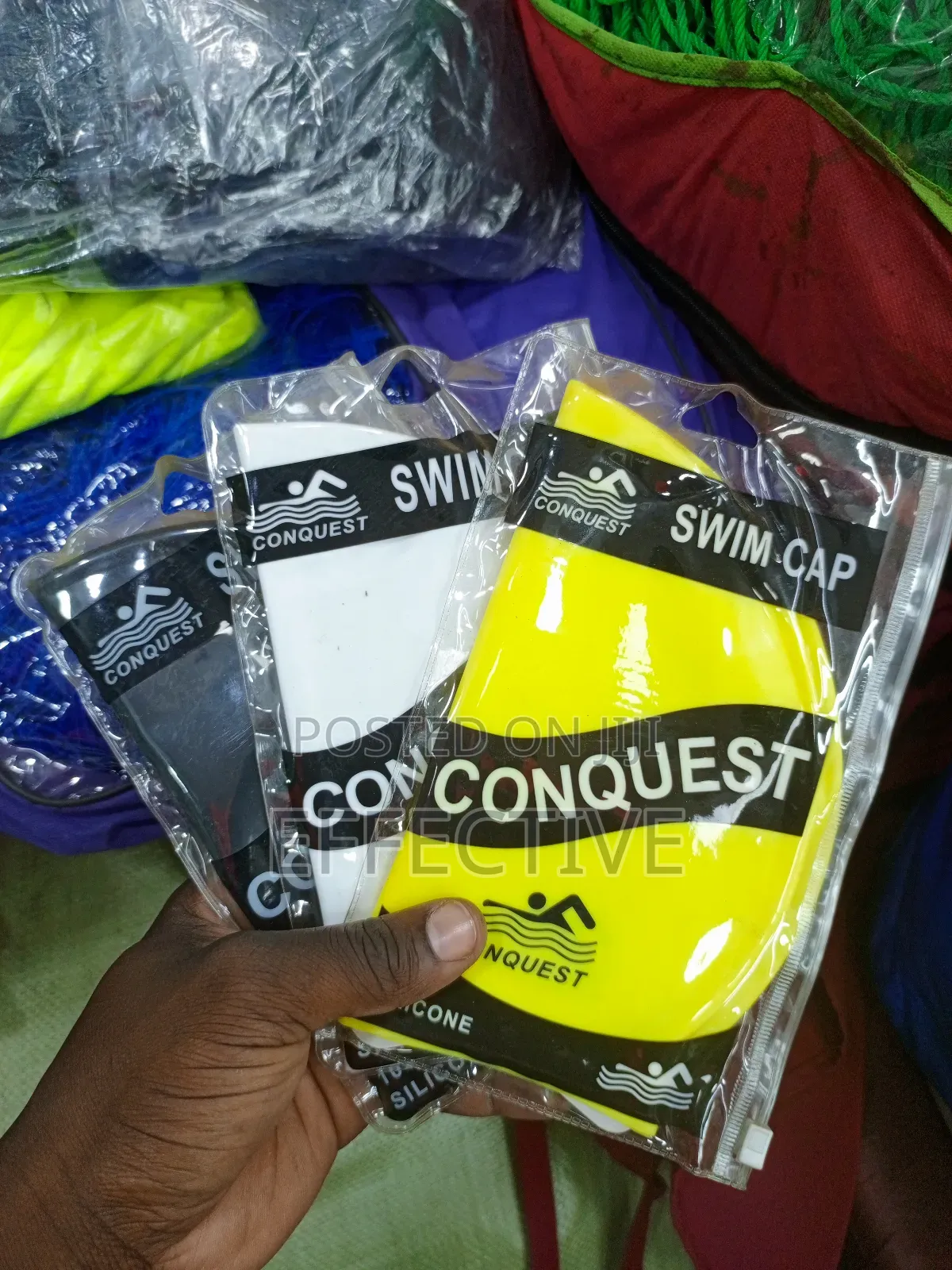 Conquest Silicone Swim Cap
