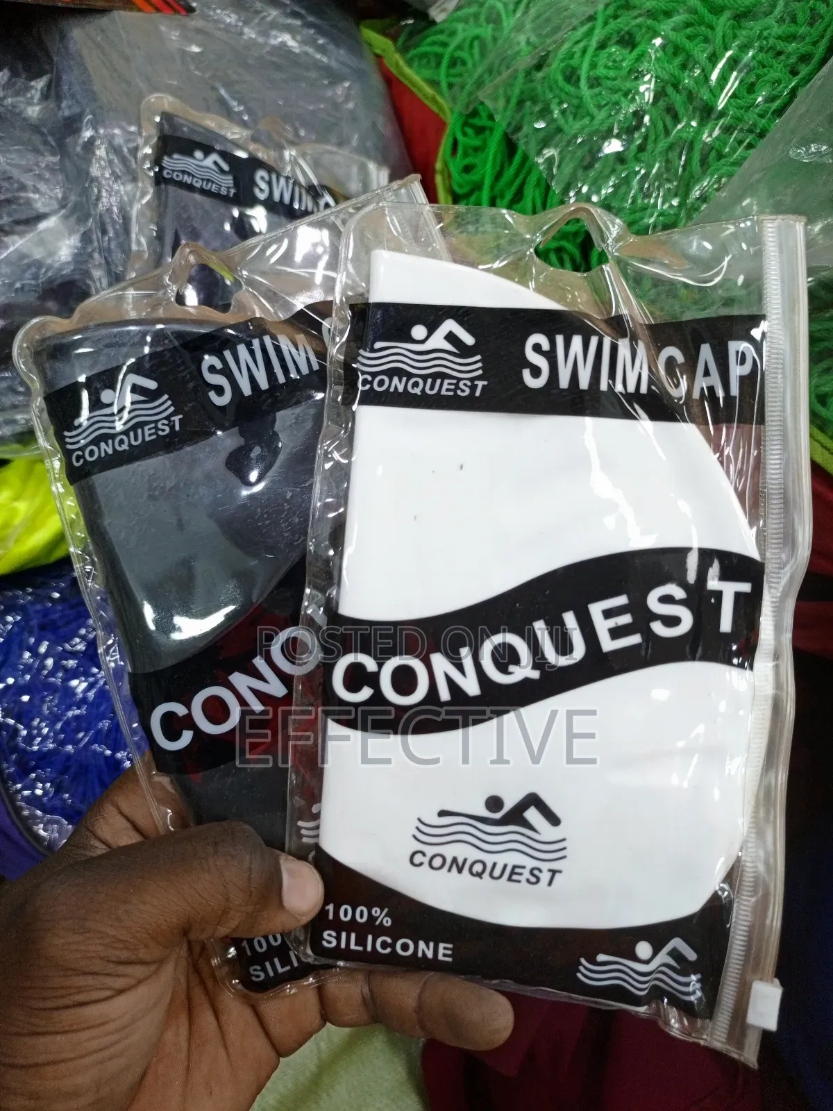Conquest Silicone Swim Cap