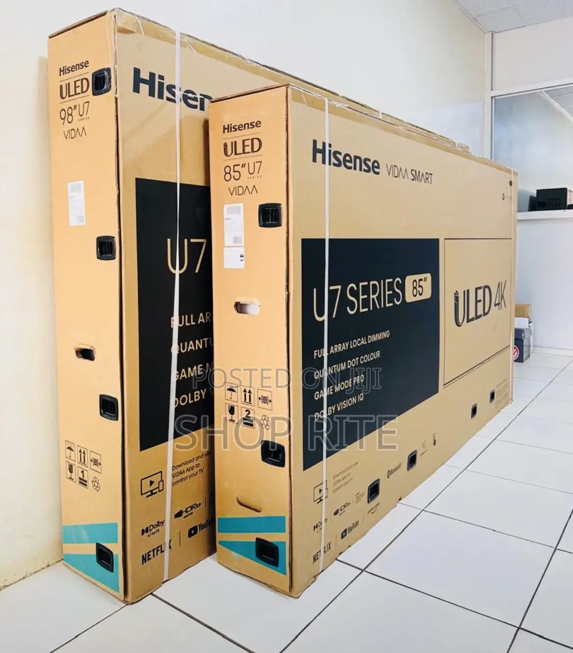 Hisense 85 Inches U7 Series Smart Vida TVS