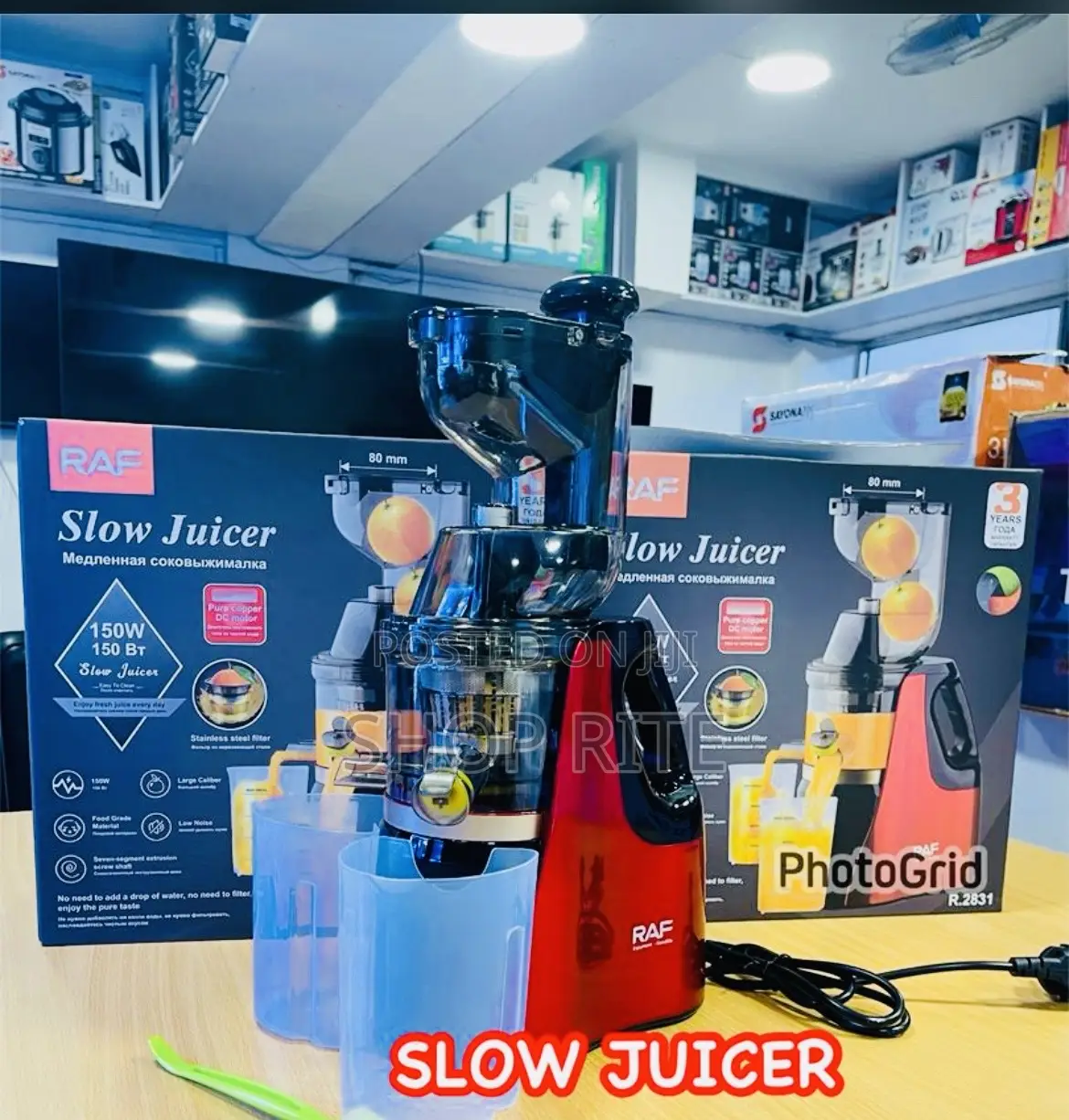 Raf Slow Juicer Brand New