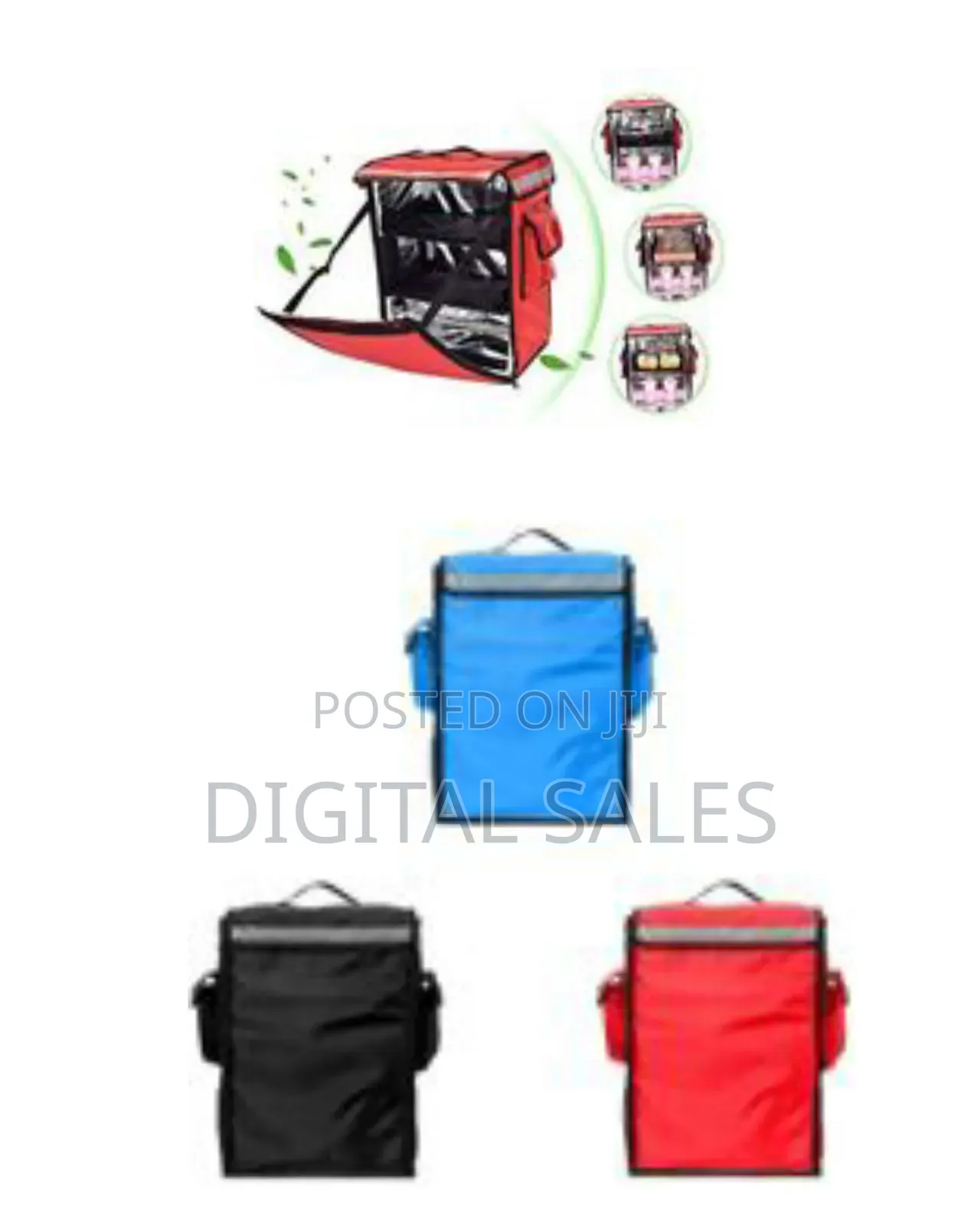Portable Food Delivery Bag 42l Thermal Heat Insulated Cooler Bag
