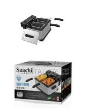 Saachi 6 Litre Automatic Commercial 3l+3l Double 2 Basket
