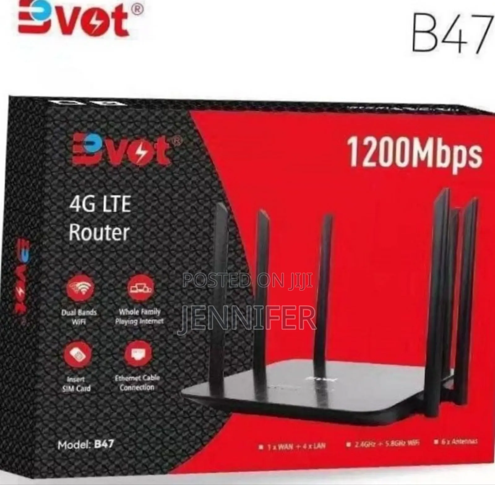 Bvot B37 4g Lte Router 4000mah Rechargeable Router With 4g Simcard