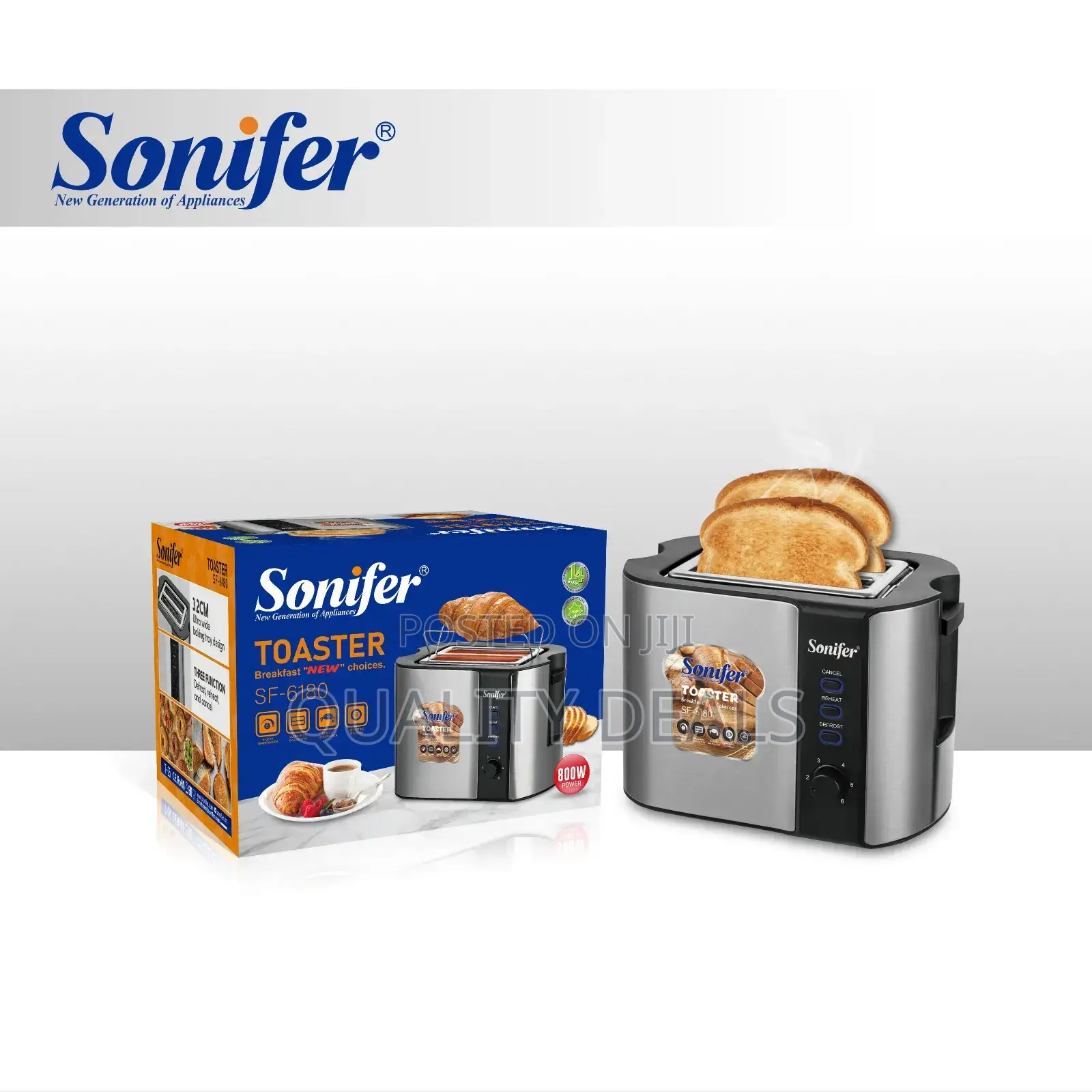 Sonifer Electric Bread Toaster Sf-6180