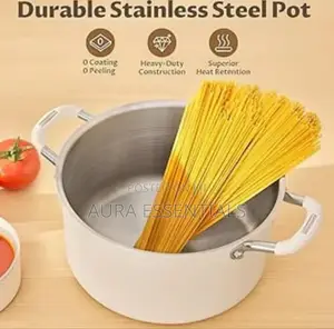 24cm Stainless Steel Stock Locking Pot With Lid