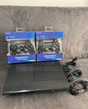 Ps3 Super Slim Bundle: Near New Condition, 12 Games, 2 Pads