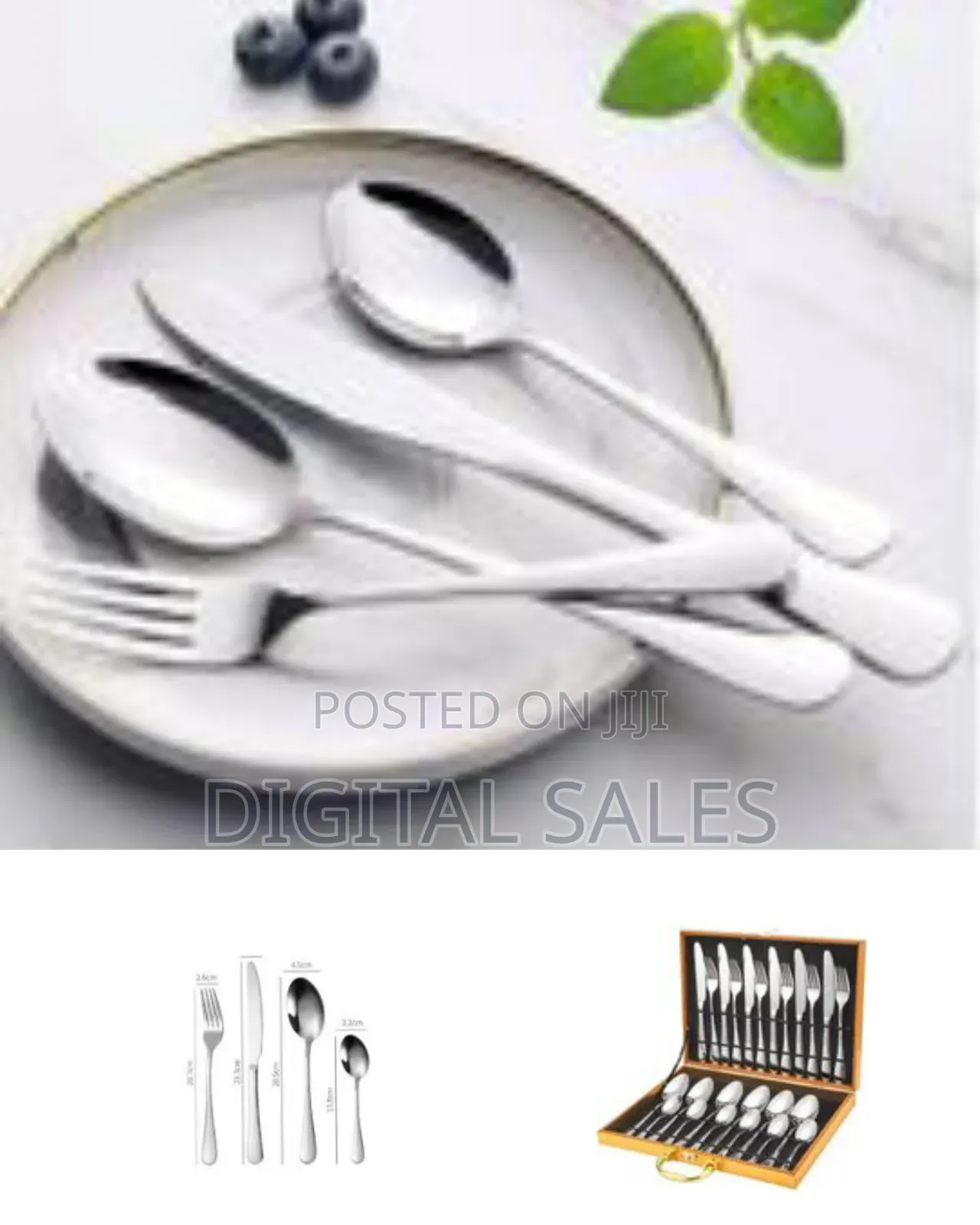 Silverware Cutlery Set for 6 Stainless Steel With Portable Storage