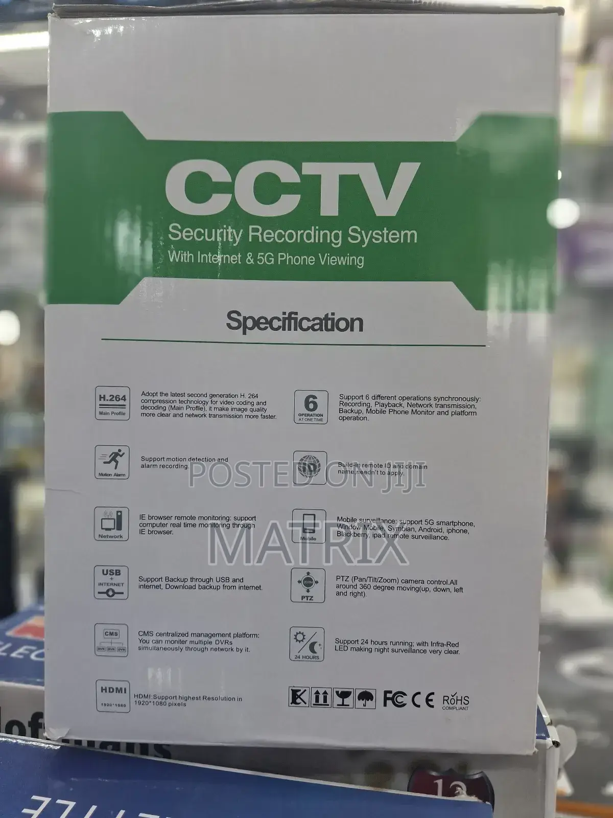Ahd CCTV Camera Full System Kit With DVR