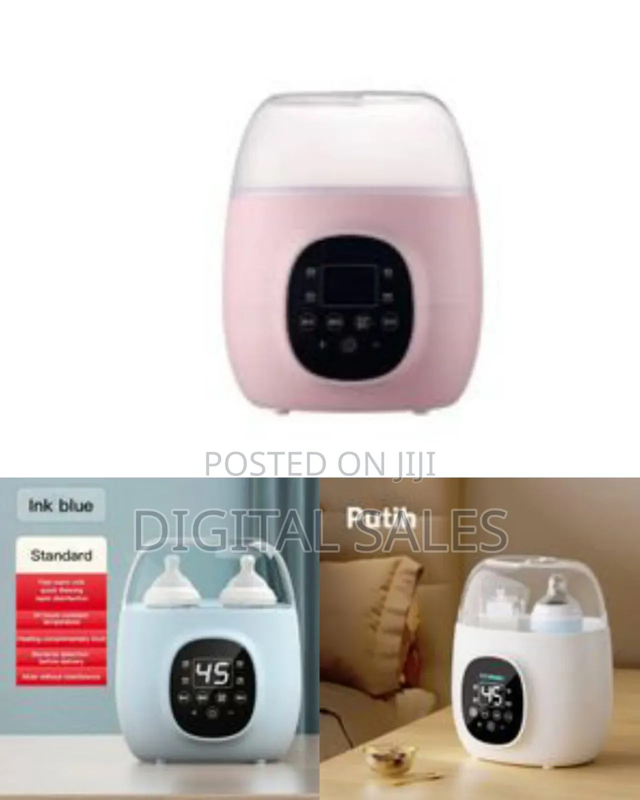 6 in 1 Electric Portable Baby Bottle Warmer Sterilizer for Milk Baby B