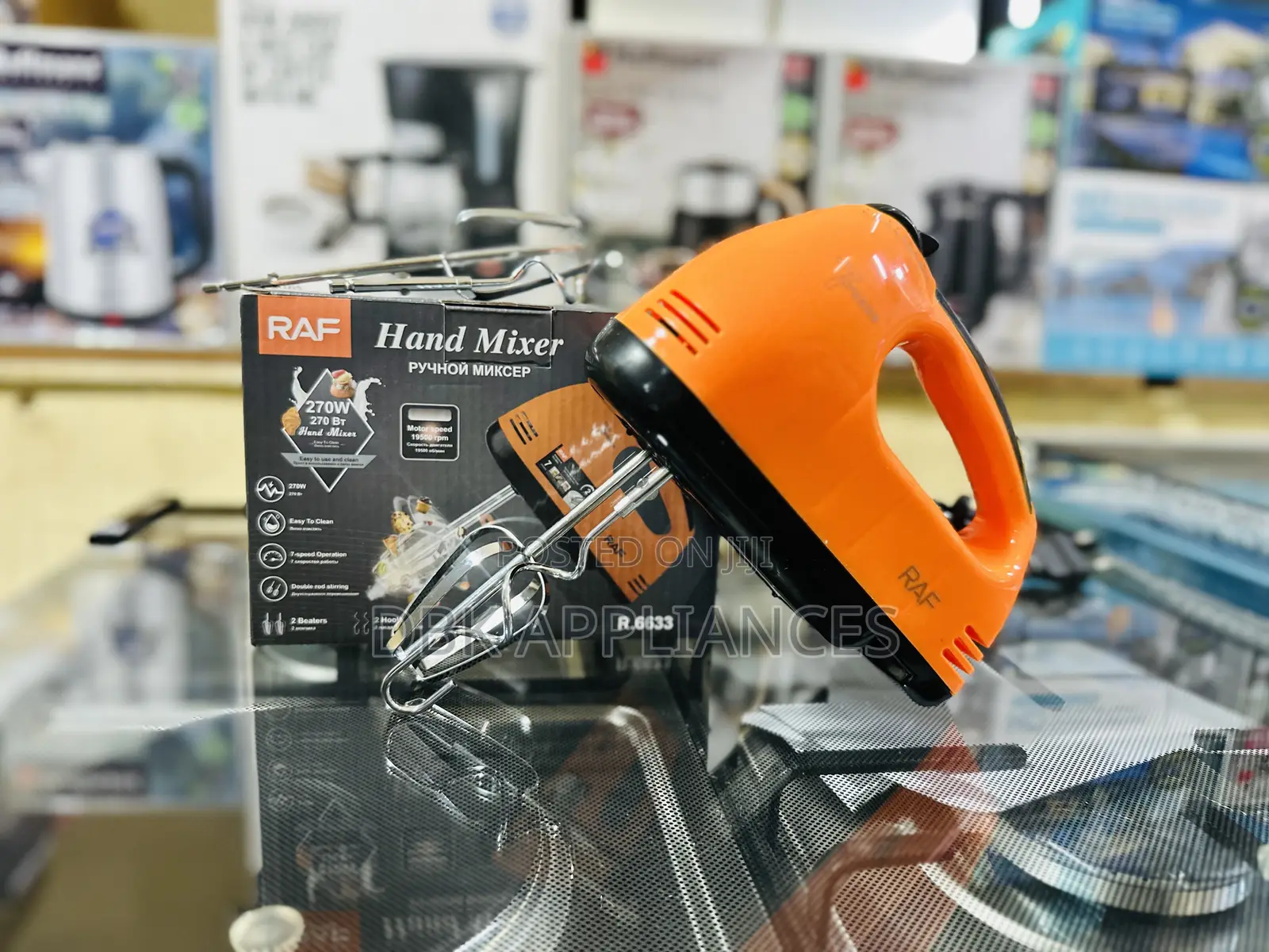 Hand Mixer 7 Speed Operation