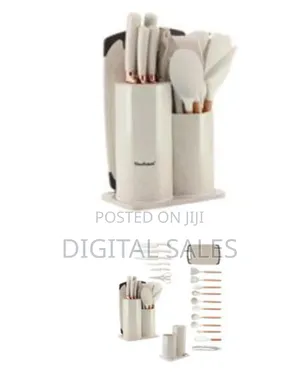 Haus Roland 19 Pieces Knife Set for Kitchen, Includes