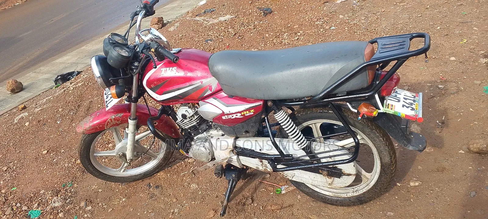 TVS HLX 125 2022 Red