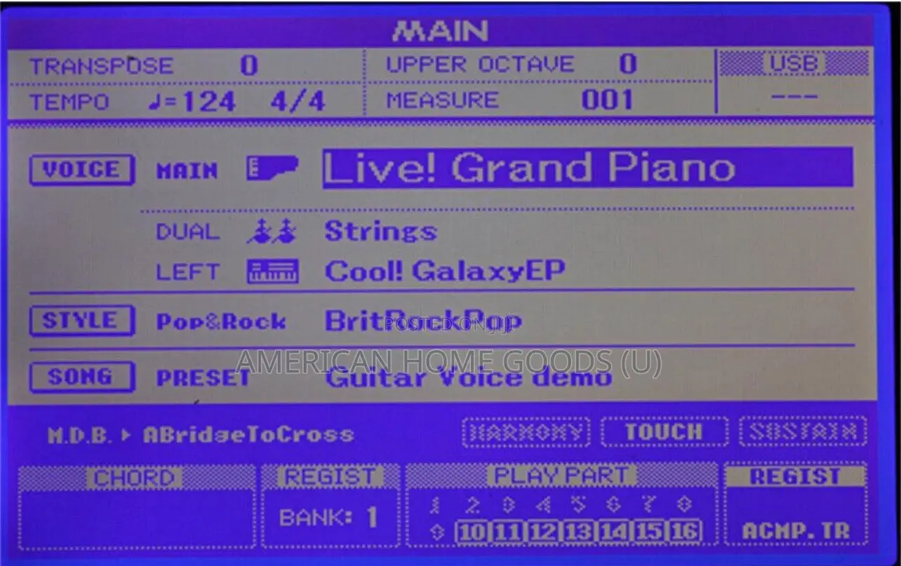 Lcd Display Screen For Yamaha Dgx520 Dgx620 Ypg525 Ypg625 Dgx630 Mm6