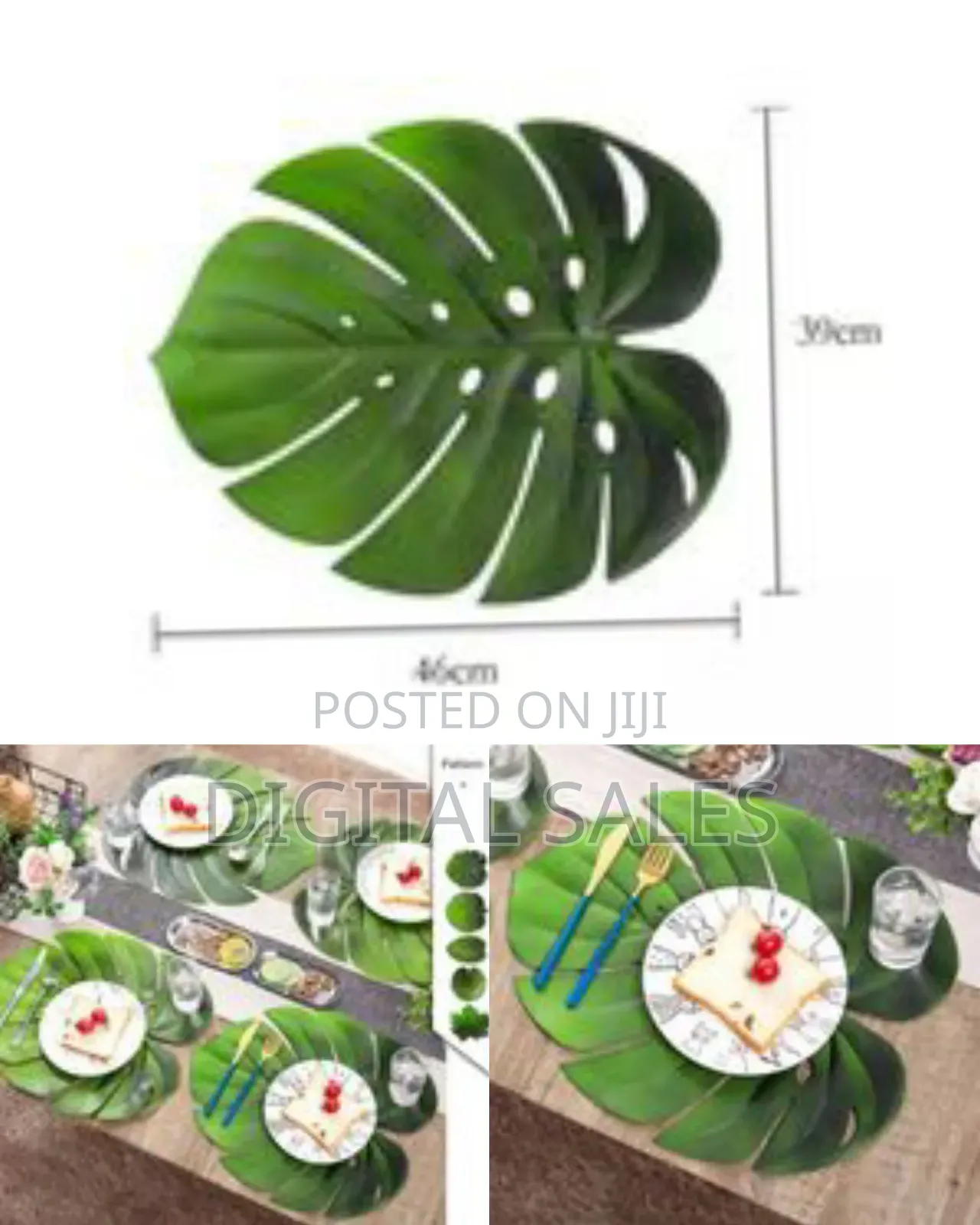 6 Pc Leaf Basket Leather Placemat for Dinner Table, Pu Woven Table