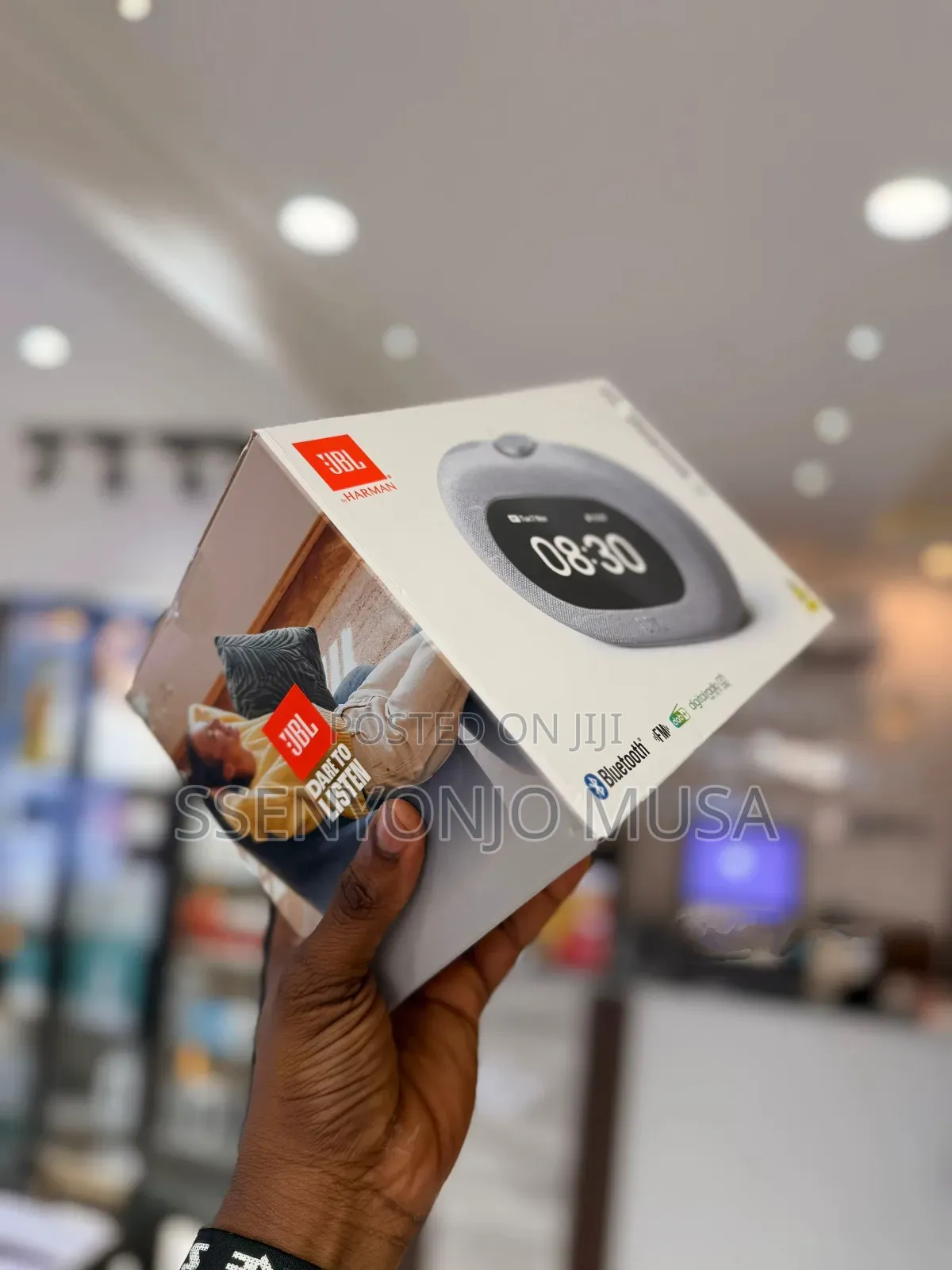 JBL Horizon 3 Bluetooth Clock Radio Speaker With Fm/Dab, Dual Alarm
