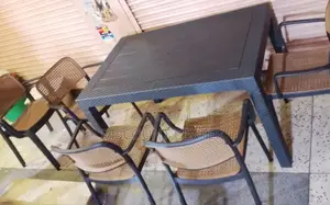 Dinning Plastic Table and 6 Chairs