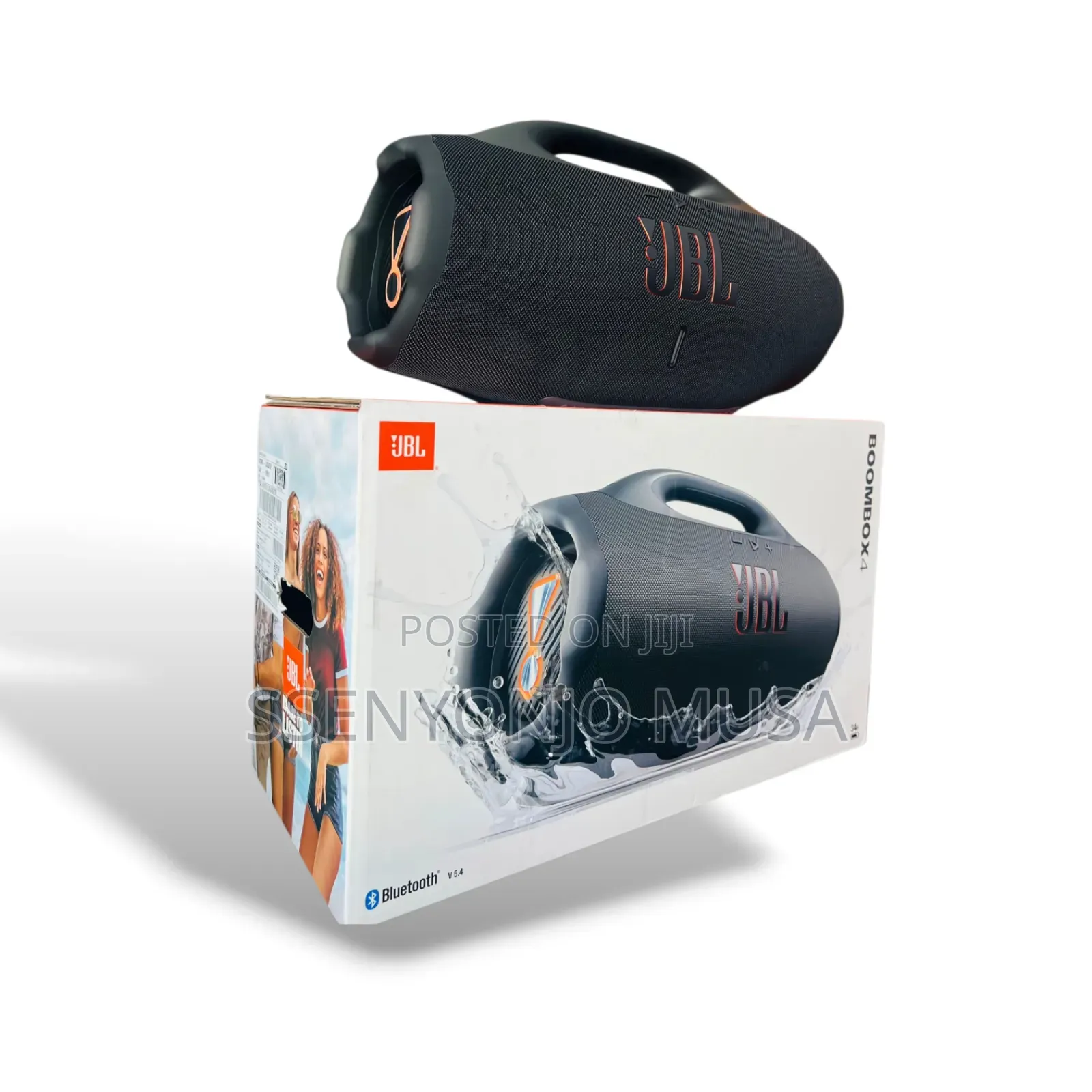 JBL Boombox 4 Portable Bt Speaker, 34h Playtime, Ai Sound Boost, Ip68