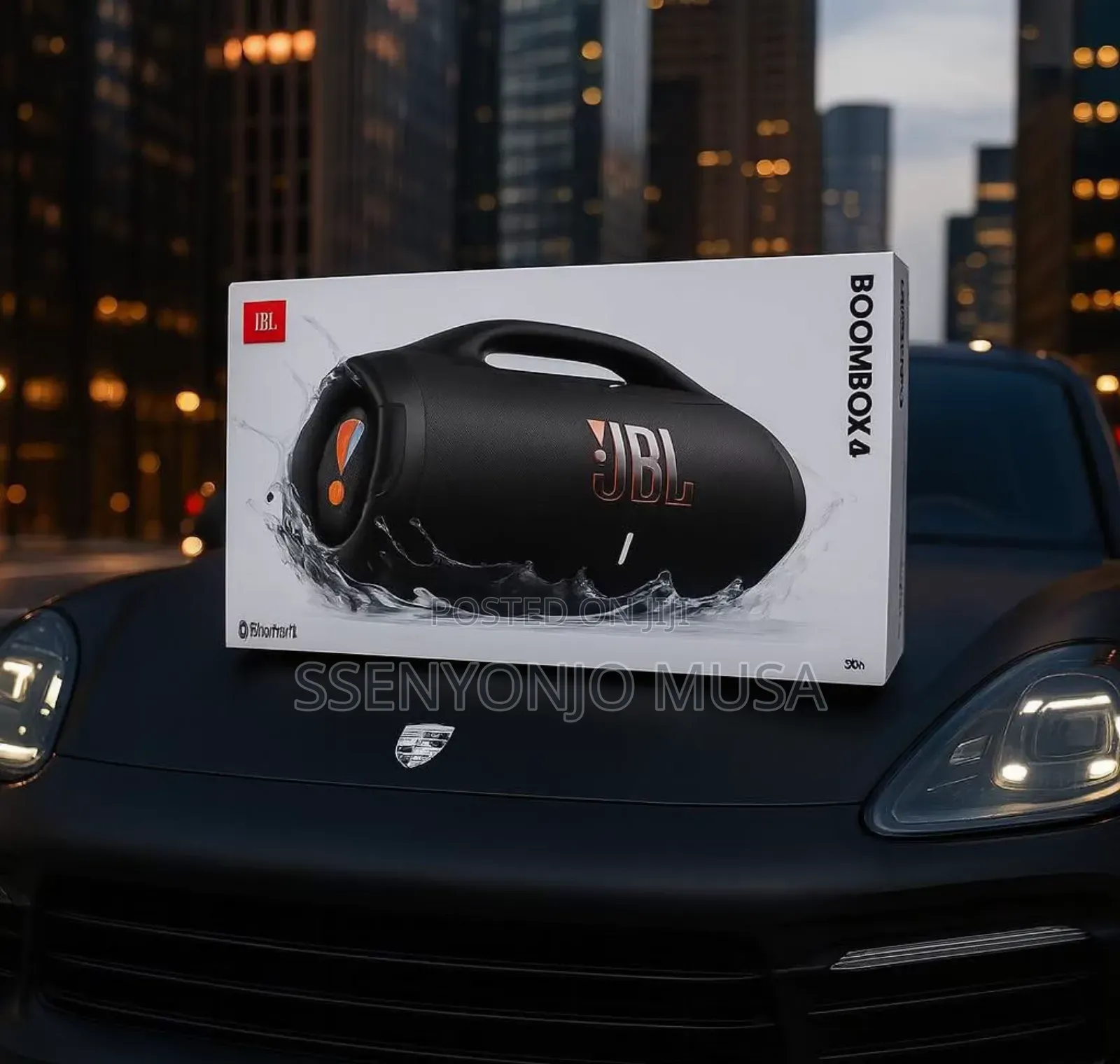 JBL Boombox 4 Portable Bt Speaker, 34h Playtime, Ai Sound Boost, Ip68