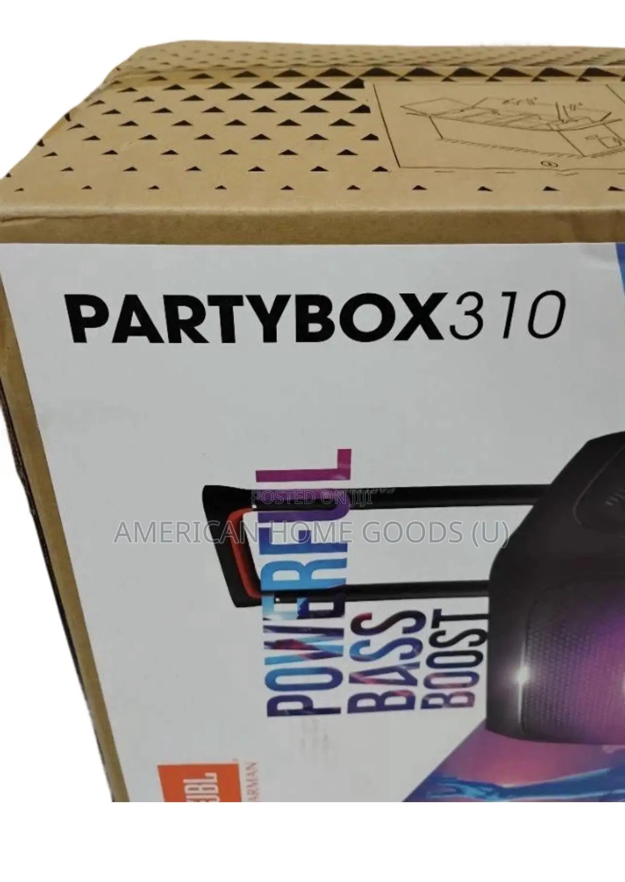 Original JBL Partybox 310 Portable Bluetooth Speaker Lights