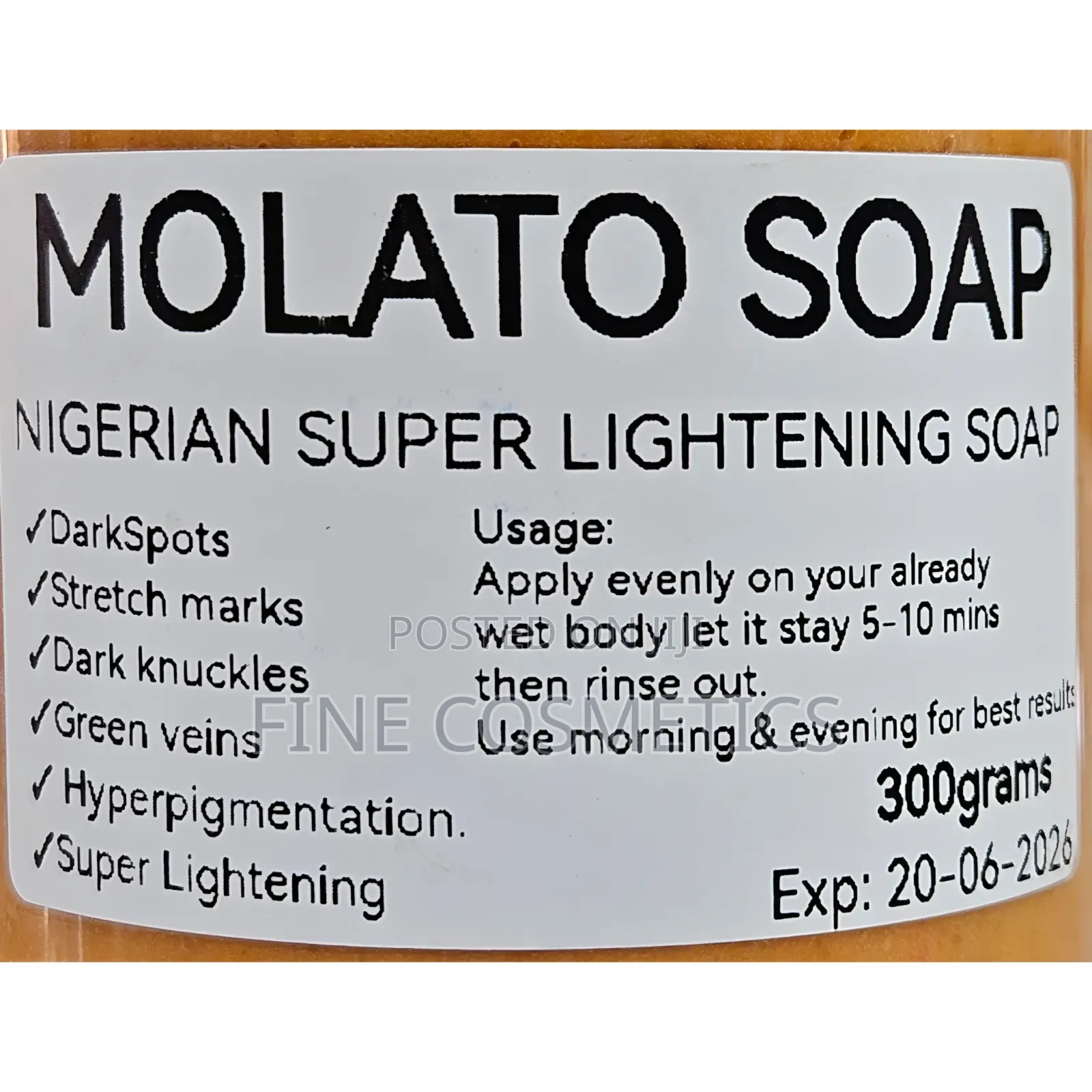 Vip Molato Soap | Nigerian Executive Lightening Shower Cream Body Wash