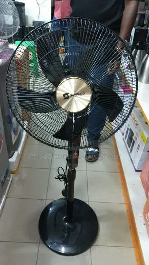 Sayona 16′′ Floor Stand Fan – Black