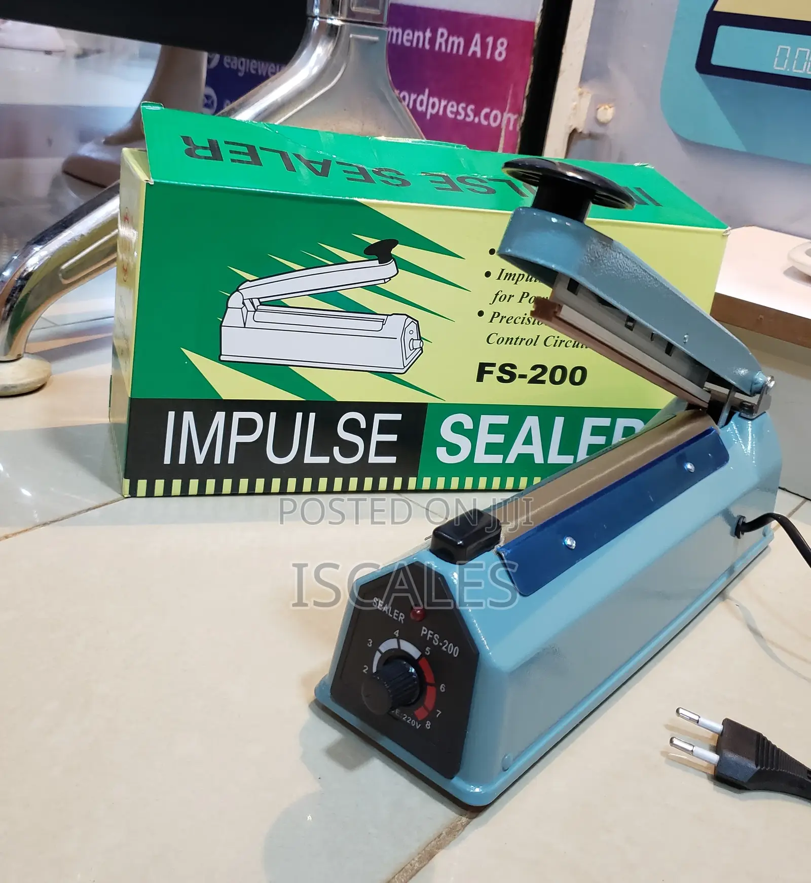 Heat Sealing Impulse Sealer Sealing Machine 200mm Impulse Sealer