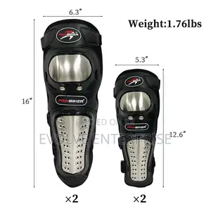 Stainless Steel Motorcycle Knee Pad Moto Elbow Knee Pads